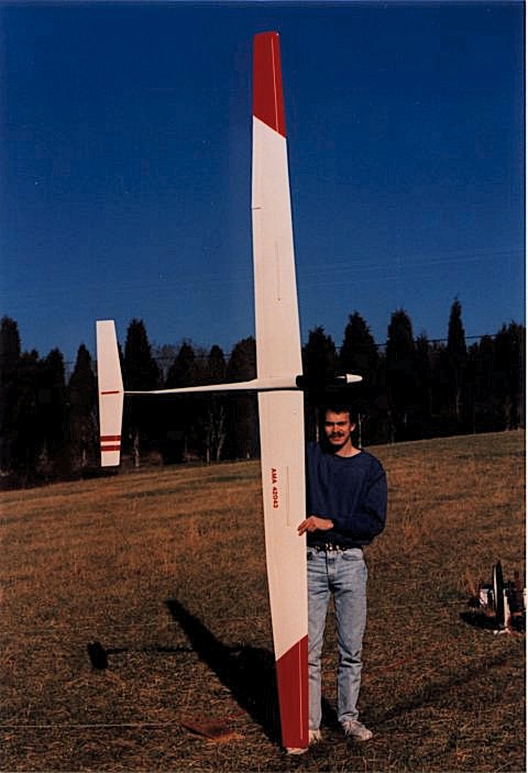 Frisky II glider, 144 inch wingspan