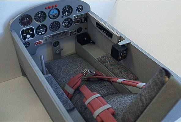Rutan Long-EZ cockpit, 1/5 scale
