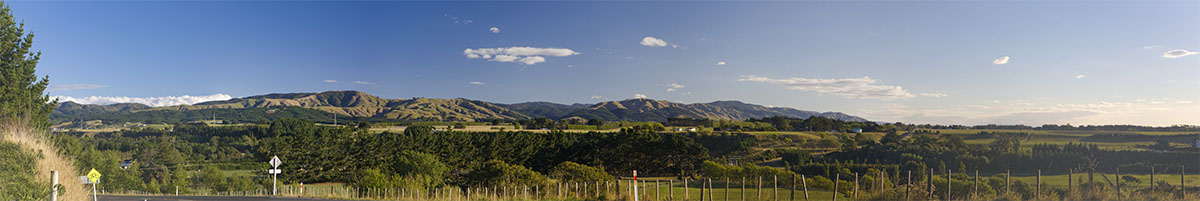 New Zealand Landscape (Palmerston North Panoramic)