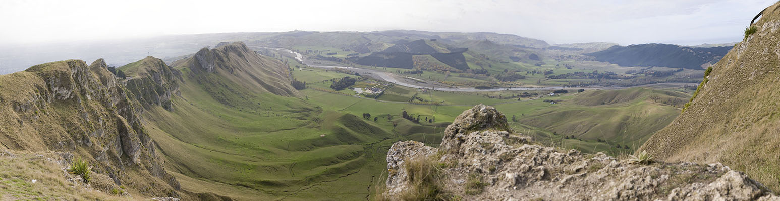 New Zealand Landscape (Te Mata Peak Panoramic)