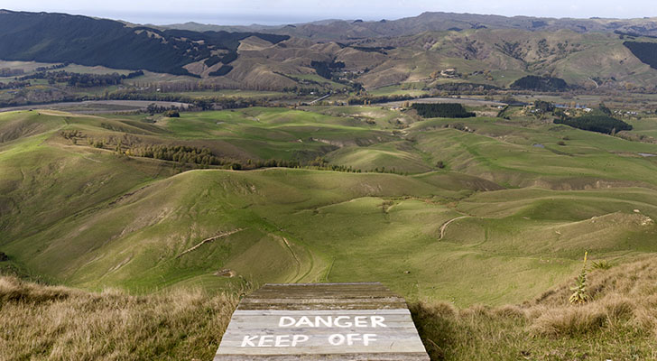 New Zealand Landscape (Te Mata Peak Panoramic)