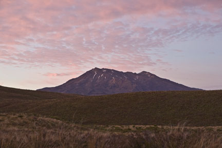 Sunrise in Tongariro National Park