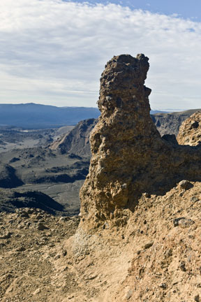 Cool rock in Tongariro National Park