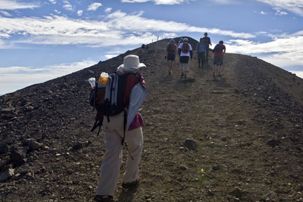 Summit in Tongariro National Park
