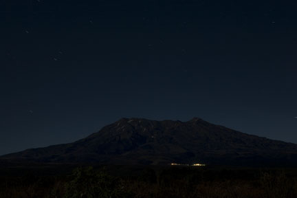 Night in Tongariro National Park