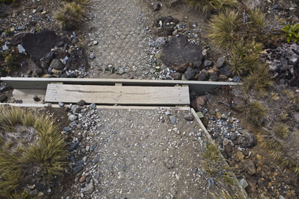 Draingage ditch Tongariro National Park