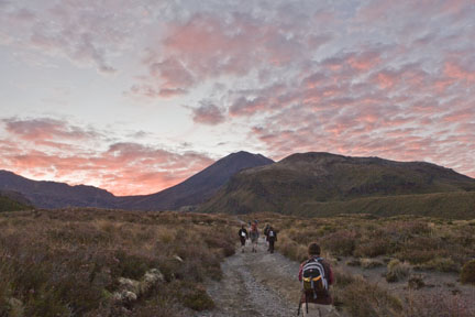Sunrise in Tongariro National Park