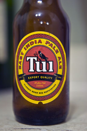 Tui Beer (named after the bird!)